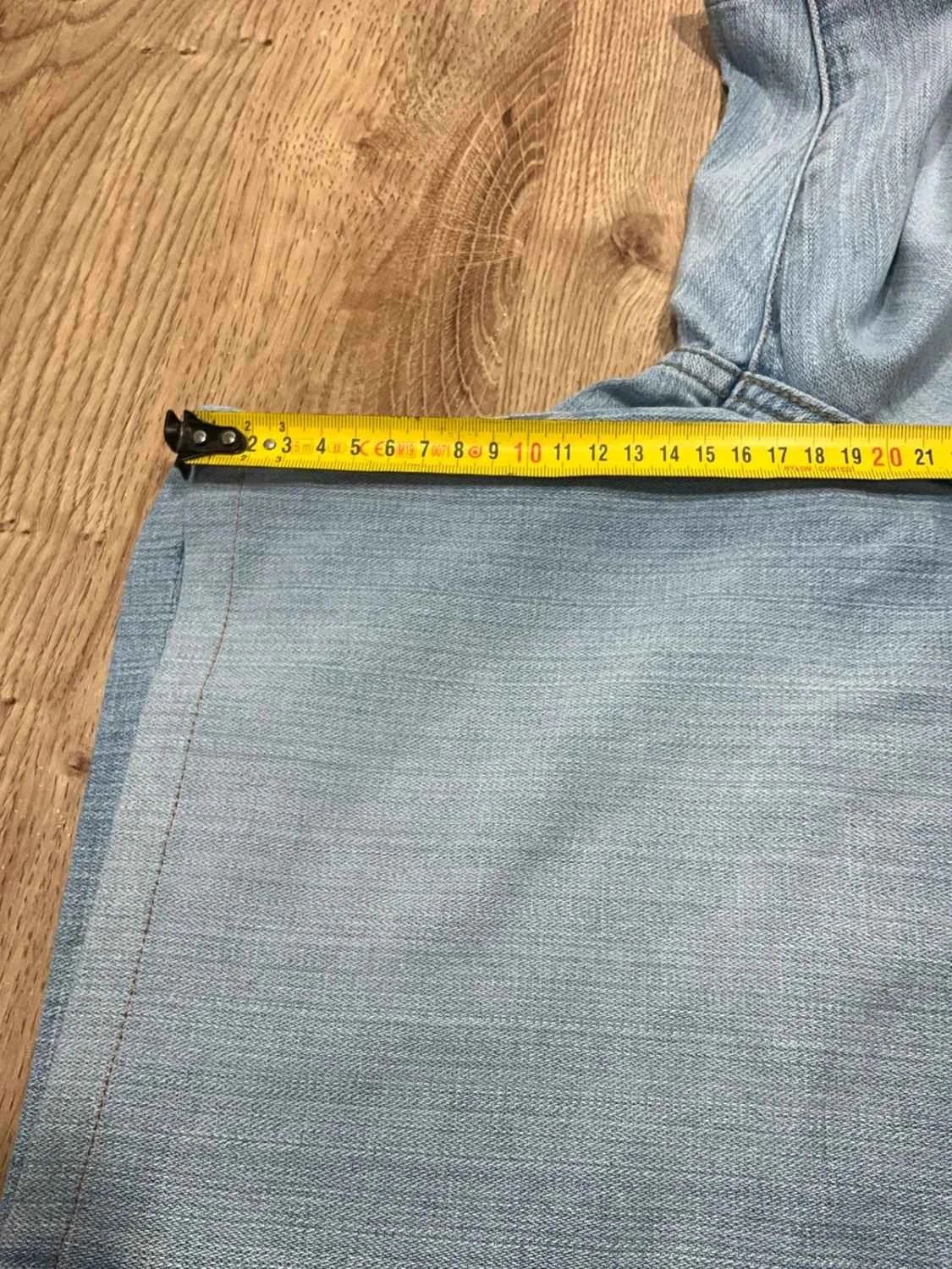 Short Levi's 515 Capri Taille 9 Vintage Coton Bleu Clair Slv 022 – photo 14